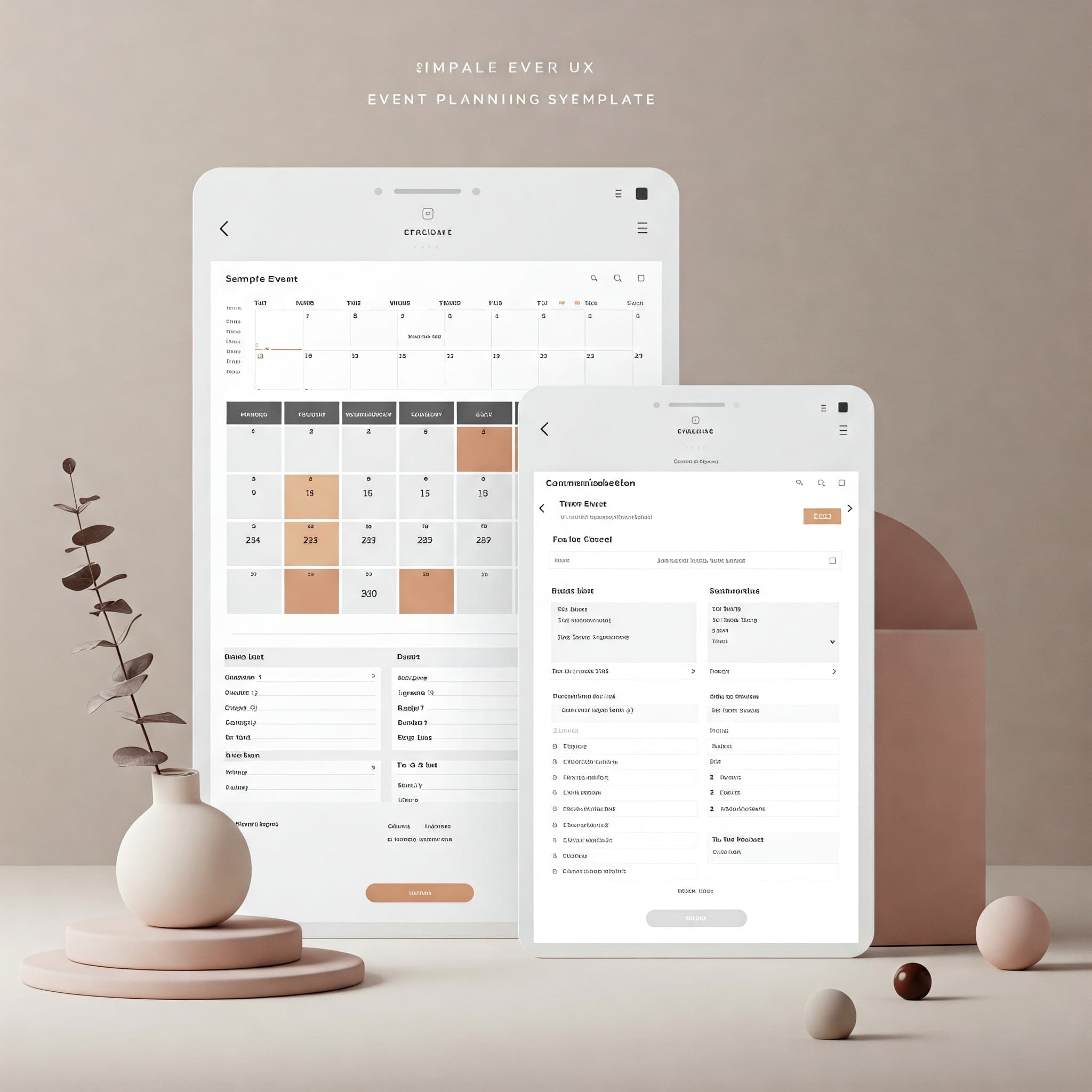Comprehensive Event Planning System template preview