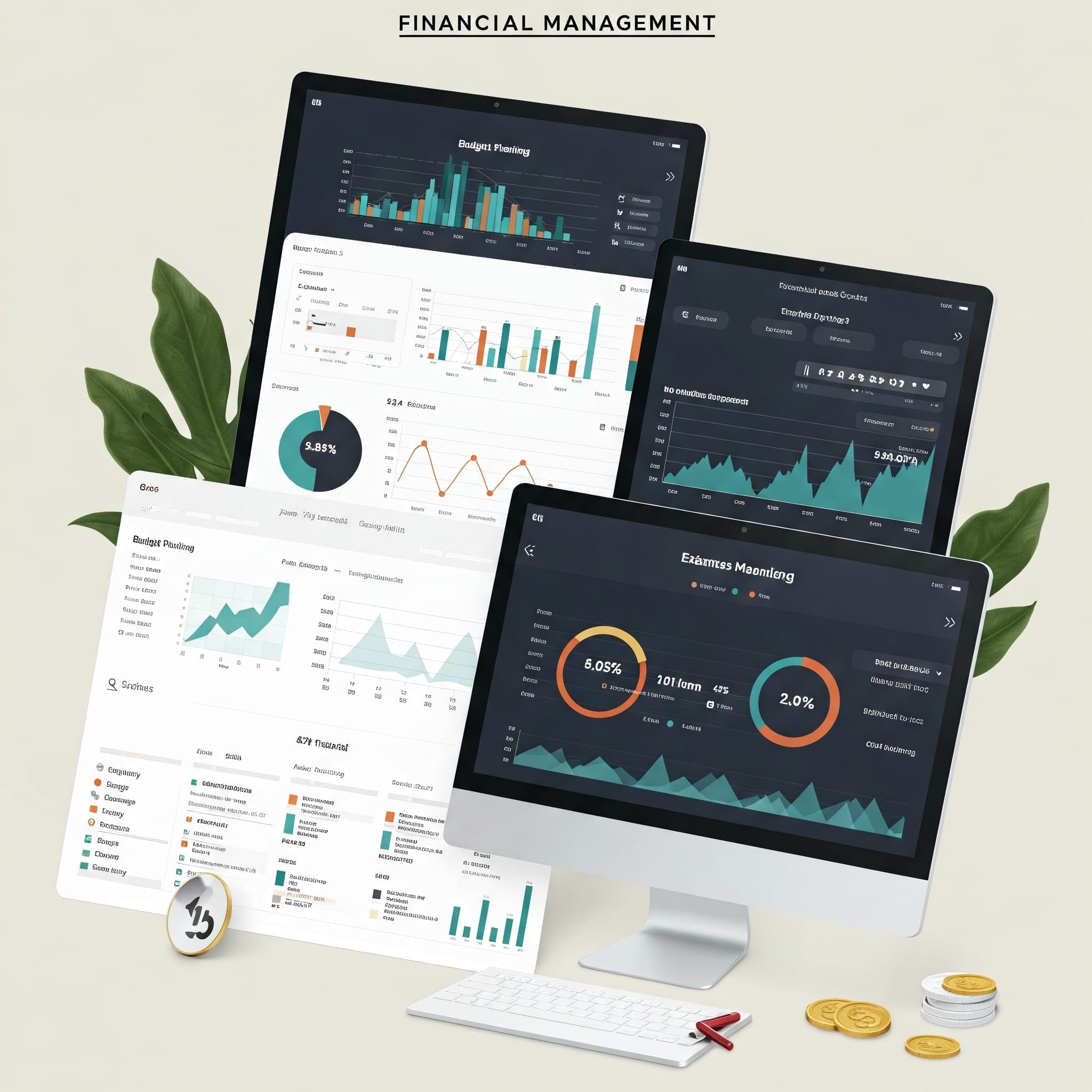 Comprehensive Financial Management System template preview