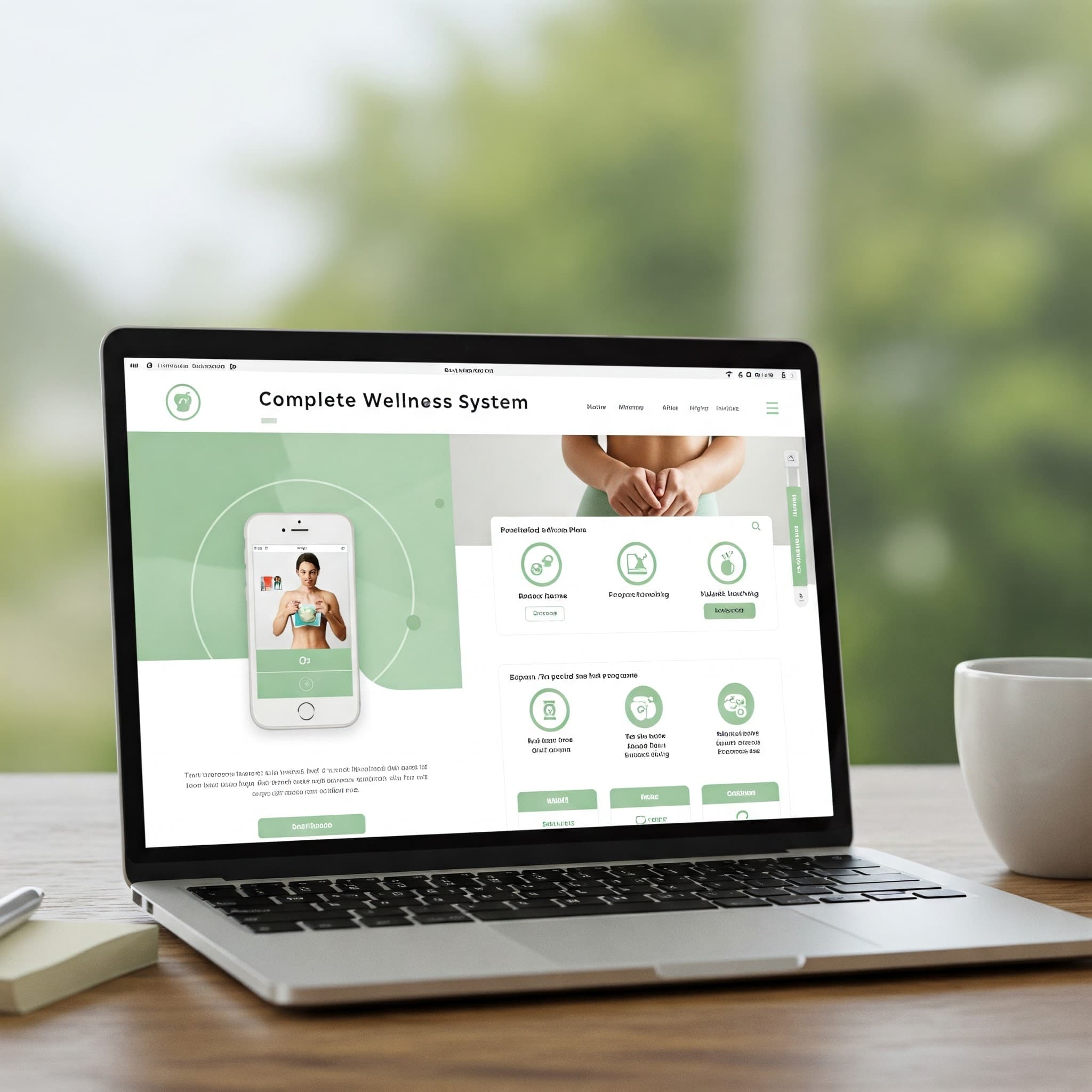 Daily Health & Wellness Routine template preview