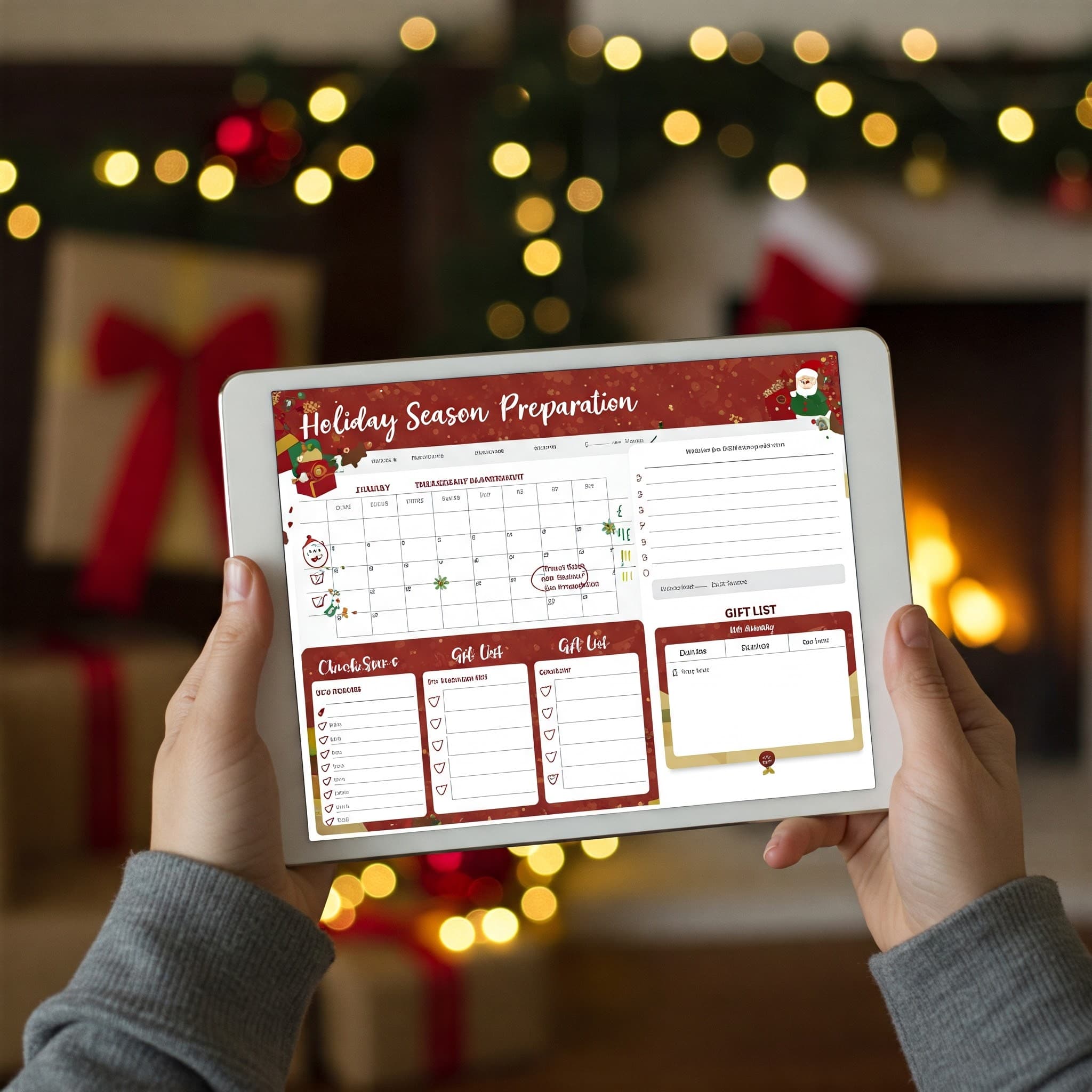 Holiday Season Preparation template preview