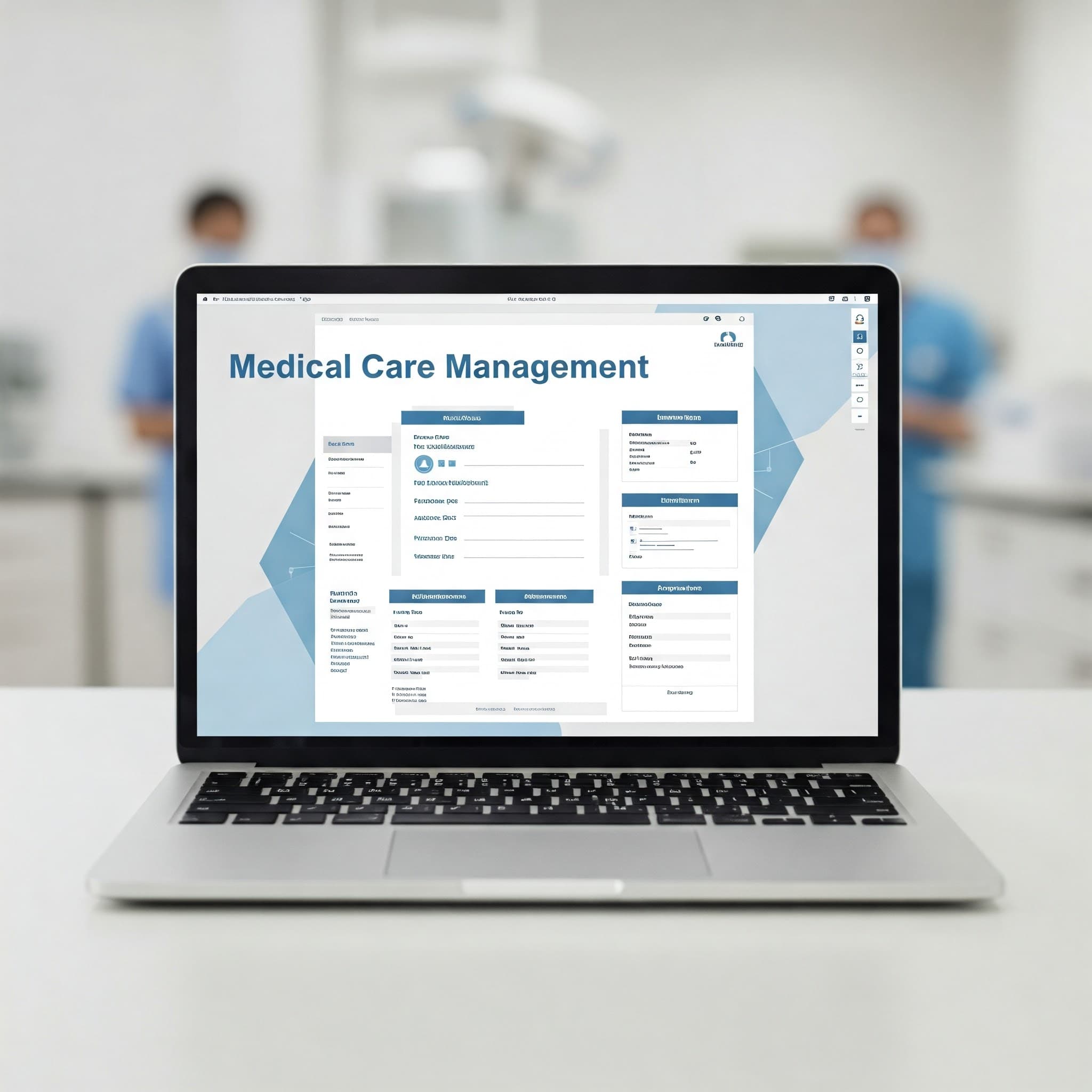 Medical Care Management template preview