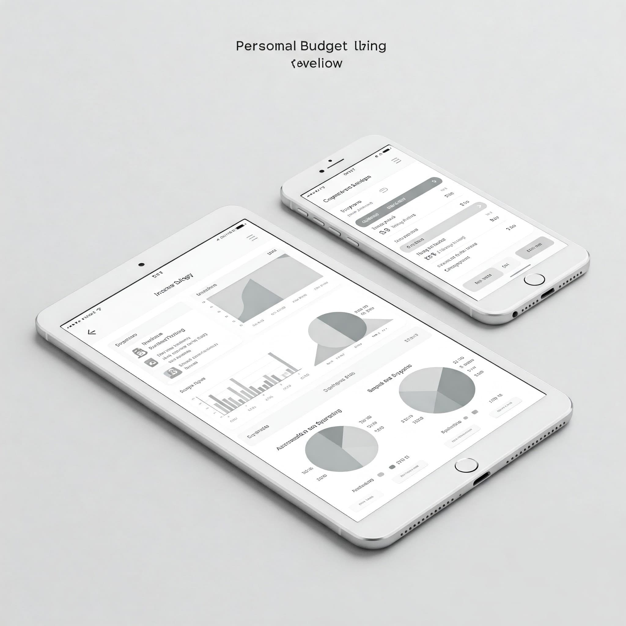 Monthly Financial Review template preview