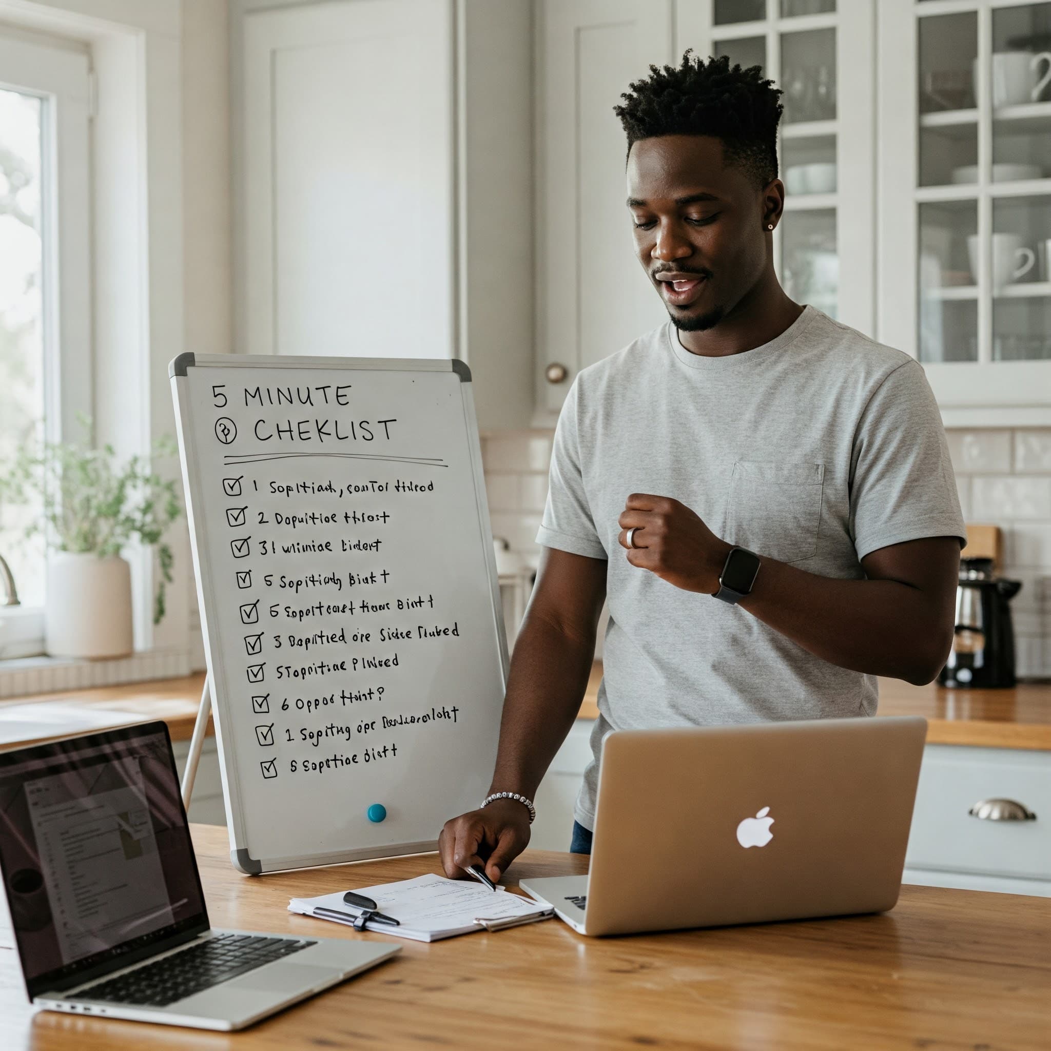 The 5-Minute Morning Checklist That Will Transform Your Day