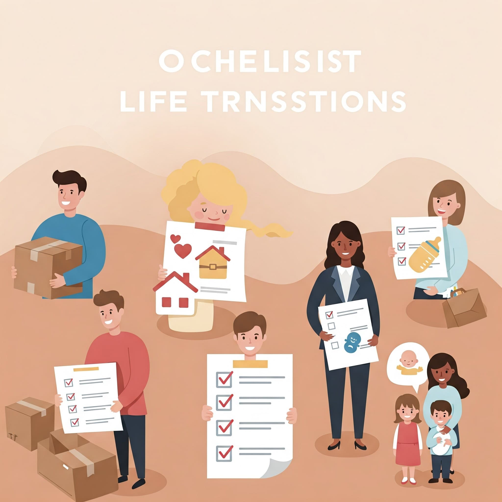 Checklists for Life Transitions: Moving, New Job, New Baby
